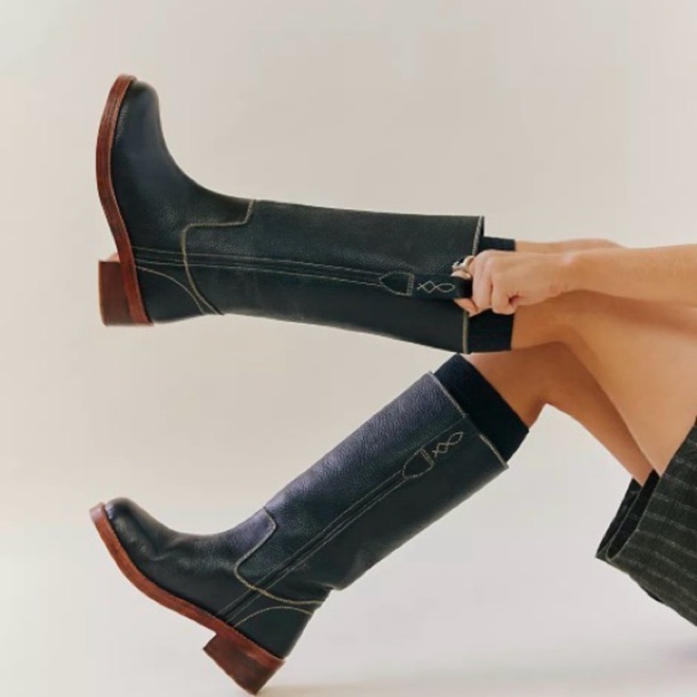 Free‎ People Size11 Blaze Pull On Boots Black